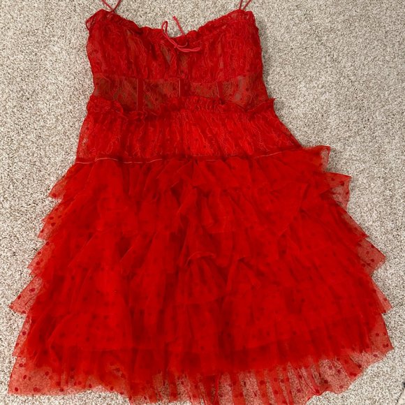 For Love And Lemons Jules Mini Dress - Picture 4 of 5